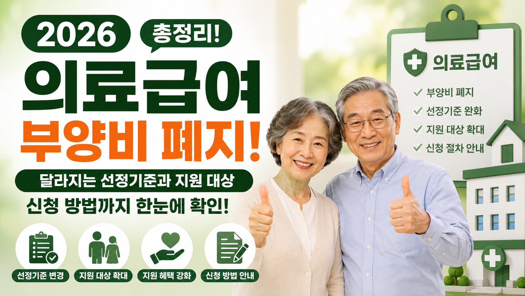 의료급여 부양비 폐지란? 2026년 꼭 알아야 할 복지제도 변화